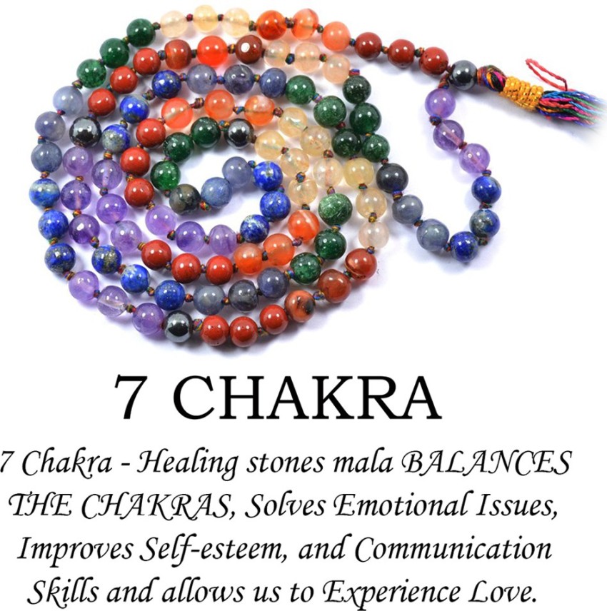 Buy Peora 7 Chakra Healing Bracelet with Real Stones Volcanic Lava Mala  Meditation Bracelet  Mens and Womens Religious Jewelry at Amazonin