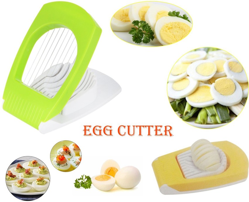 2in1 Stainless Steel Egg Slicer For Hard Boiled Eggs, Heavy Duty Kitchen  Items