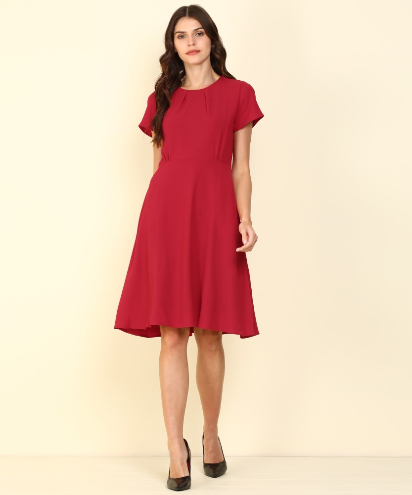 Allen solly 2024 red dress