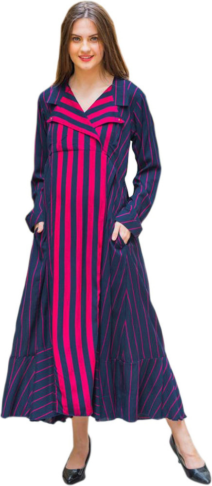 MOMZJOY Women Gown Multicolor Dress Buy MOMZJOY Women Gown Multicolor Dress Online at Best Prices in India Flipkart