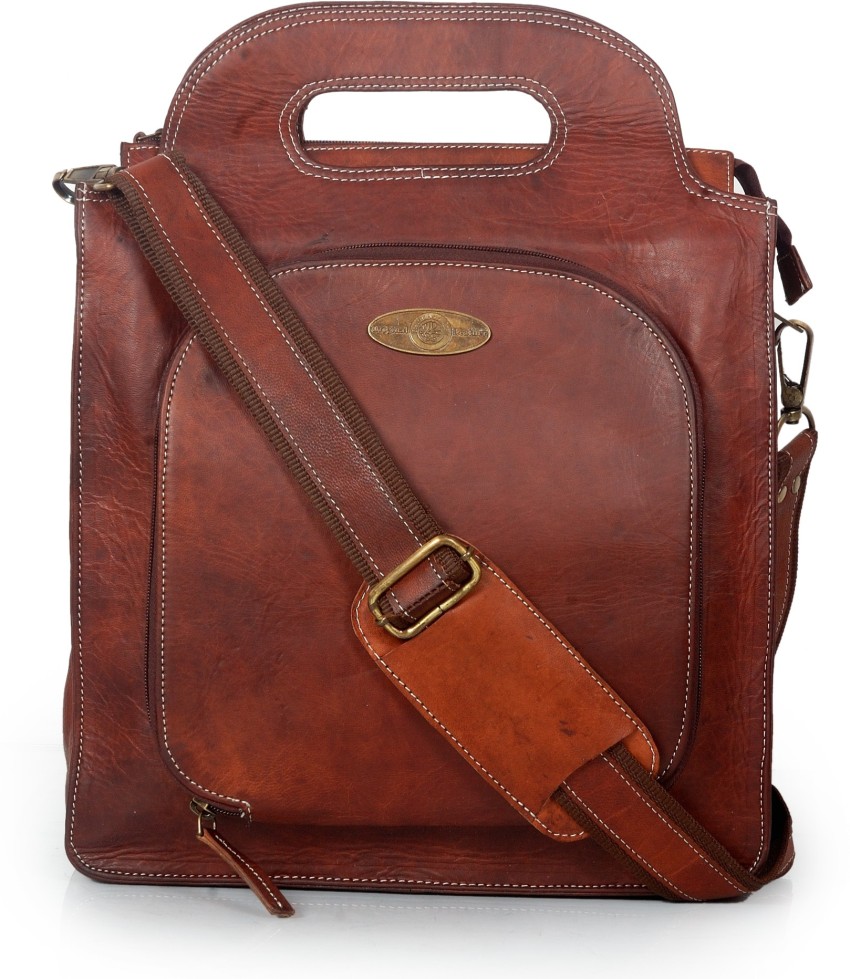 Buy Creative Art And Craft Men Brown Handheld Bag Brown Online  Best  Price in India  Flipkartcom