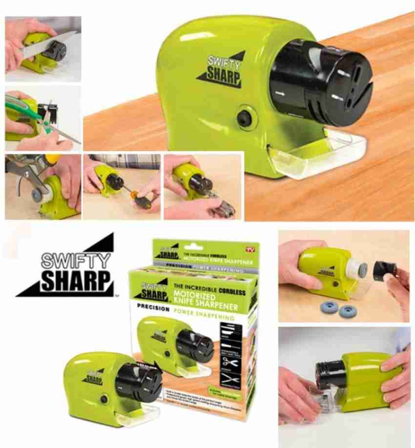 Rechargeable Multifunctional Electric Knife Sharpener, with 6