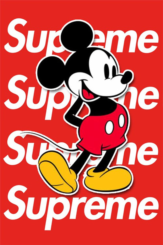 Supreme wall banner top