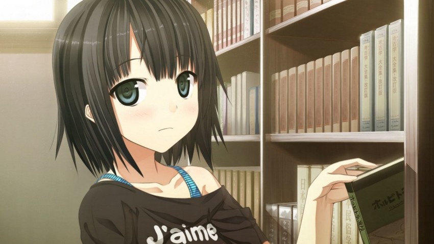 HD anime girl reading wallpapers  Peakpx