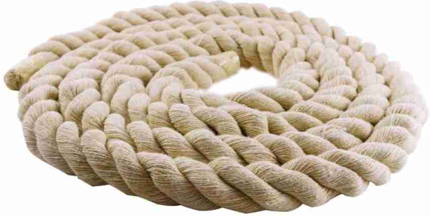 fozti Thickness Tug of War Twisted Cotton Rope White - Buy fozti Thickness  Tug of War Twisted Cotton Rope White Online at Best Prices in India -  Camping & Hiking