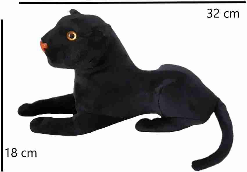 duha sales Stuffed Soft Toy Black Panther 18 cm Stuffed Soft Toy
