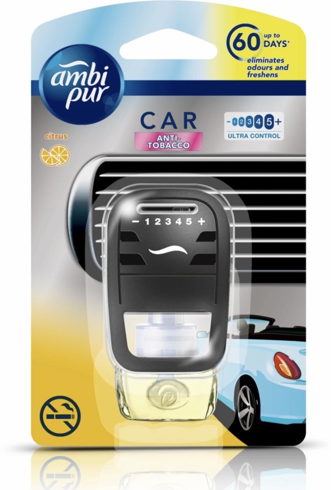 Ambipur car freshener clip 2 ml. Anti-tobacco. - Tarraco Import Export