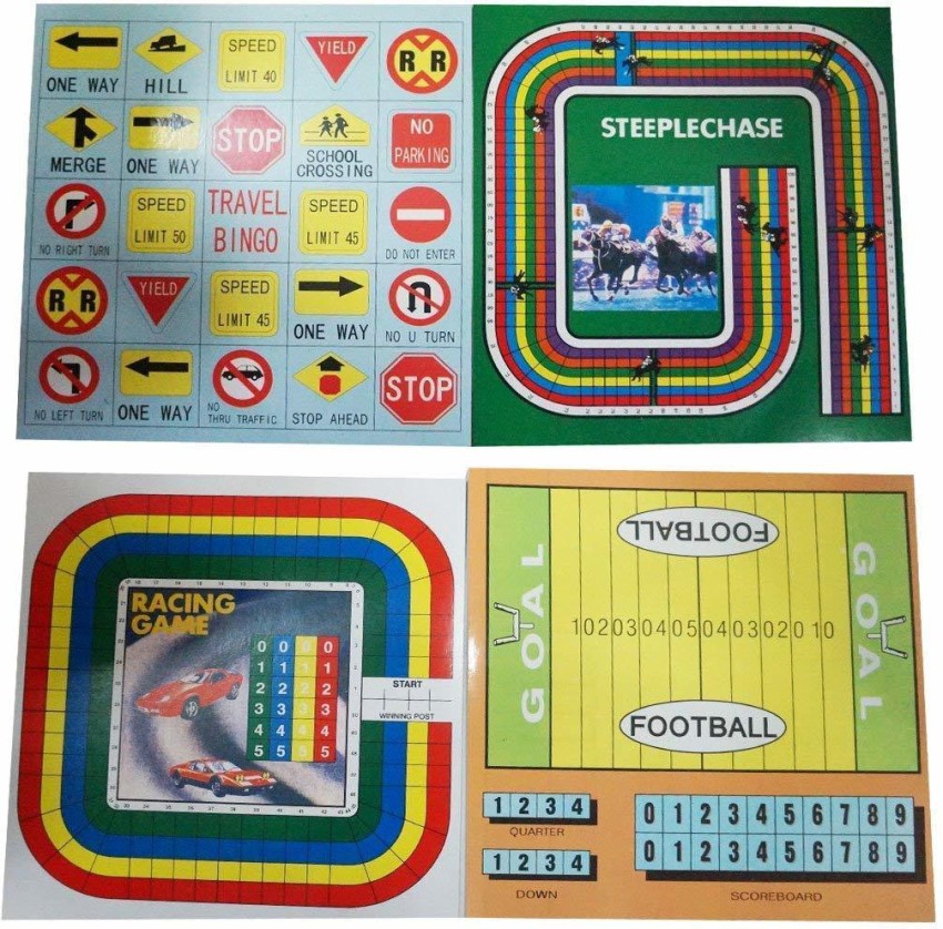 Buy Kids Mandi Seven in One Family Board Game, Football, Brainvita, Ludo,  Snake and Ladder, Car Racing, Cricket and Chess Board Games Set