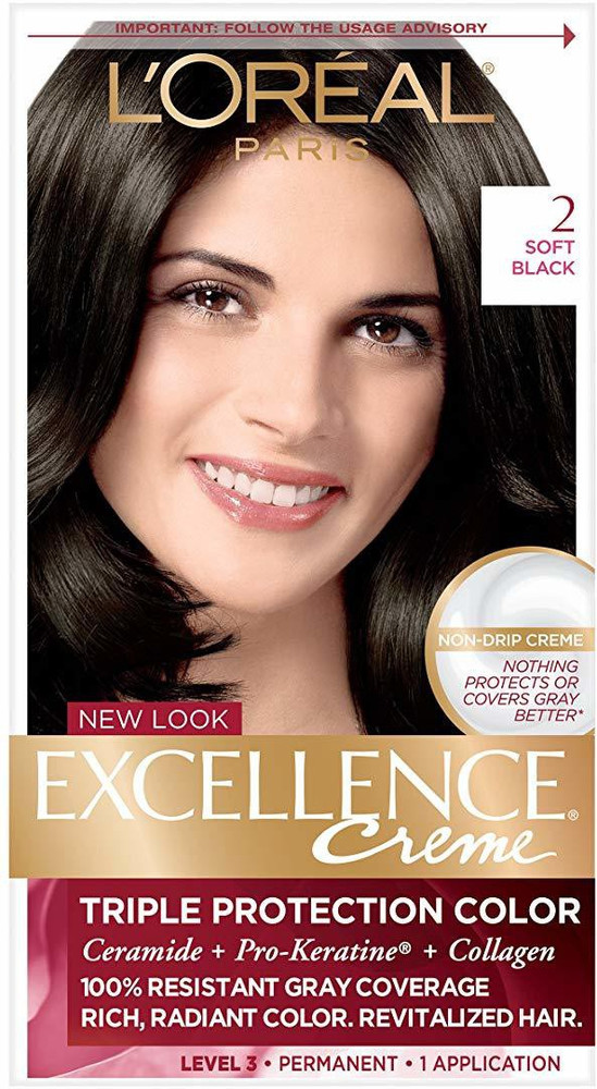 L Oreal Paris Excellence Creme Permanent Hair Color Black Price in India Buy L Oreal Paris Excellence Creme Permanent Hair Color Black Online In India Reviews Ratings Features Flipkart