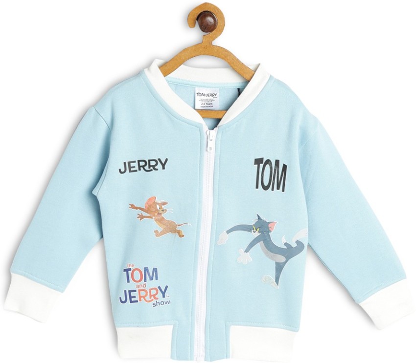 TOM & JERRY Full Sleeve Printed Boys Jacket - Buy TOM & JERRY Full