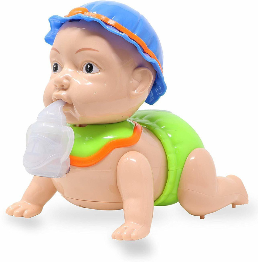 Shana Battery Operated Crawling Baby Toy with Music and Light for