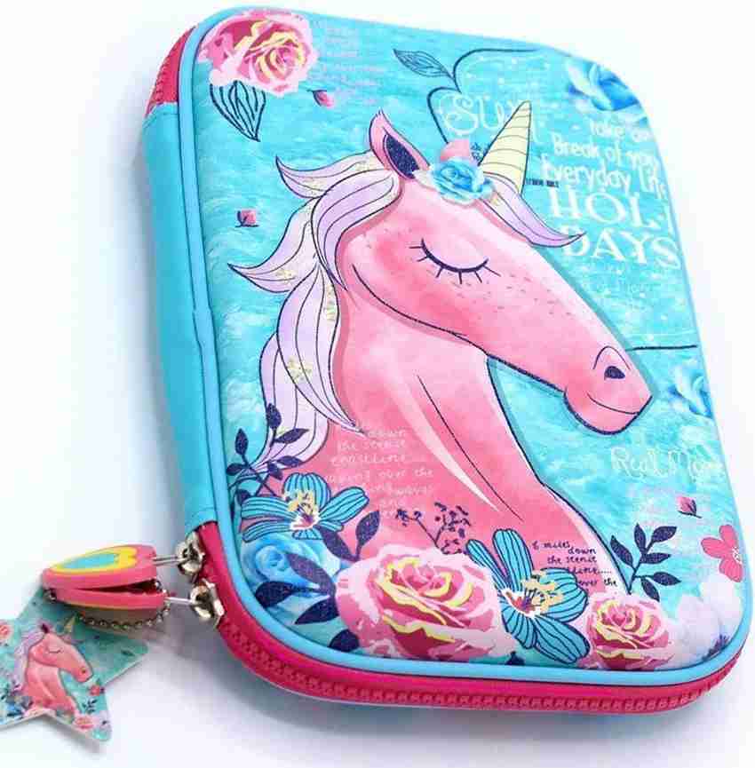 Unicorn pencil cheap pouch for girls
