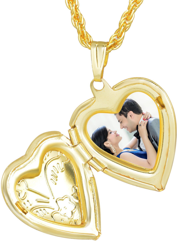 Photo pendant in gold on sale