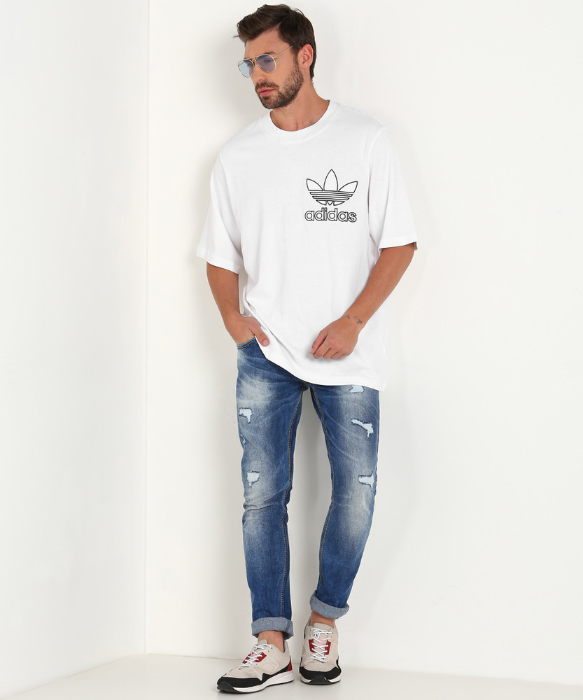 ADIDAS ORIGINALS Printed Men Round Neck White T Shirt Buy ADIDAS ORIGINALS Printed Men Round Neck White T Shirt Online at Best Prices in India Flipkart