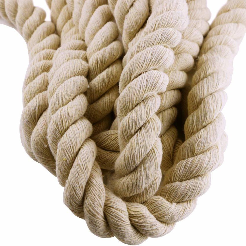 Ceznek Tug of War Twisted Cotton Rope (35mt x 19mm) White - Buy Ceznek Tug  of War Twisted Cotton Rope (35mt x 19mm) White Online at Best Prices in  India - Sports & Fitness