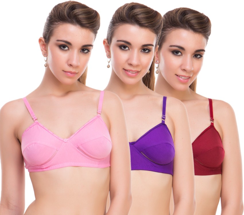 romantic mood Women Full Coverage Non Padded Bra - Buy romantic