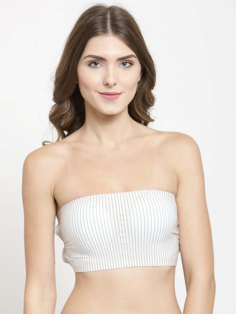 PrettyCat PrettyCat padded bandeau bra Stiped Back String Style. Women  Bandeau/Tube Lightly Padded Bra - Buy PrettyCat PrettyCat padded bandeau bra  Stiped Back String Style. Women Bandeau/Tube Lightly Padded Bra Online at