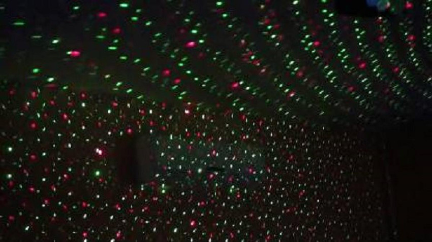 owings Laser Mini Disco Light Projector and Stage Lighting for