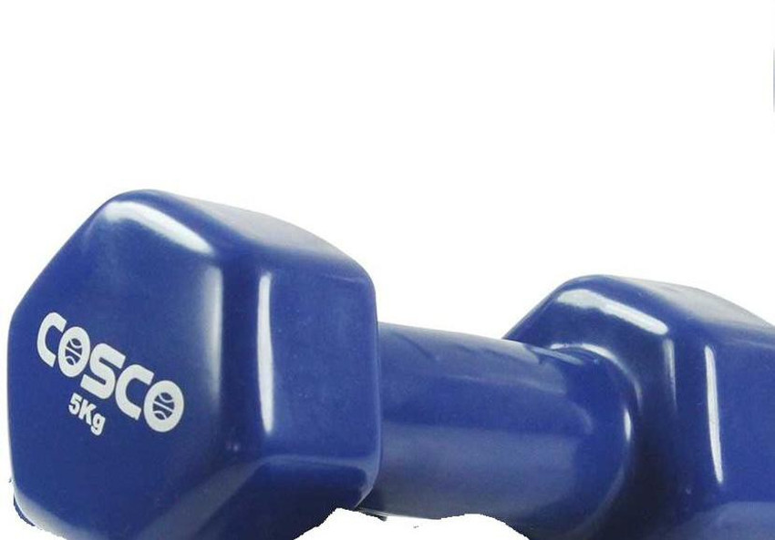 COSCO VINYL 5 KG 1 PCS Fixed Weight Dumbbell Buy COSCO VINYL 5