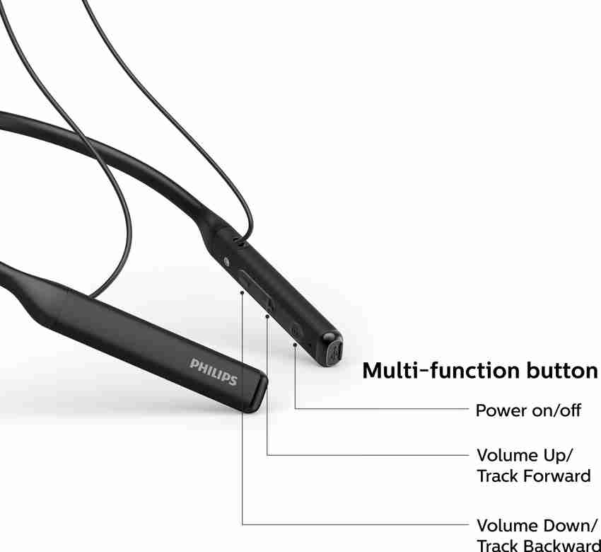 PHILIPS TAPN402 Neckband Earphones with 14 Hr Playtime 12.2 mm Drivers IPX4 Bluetooth