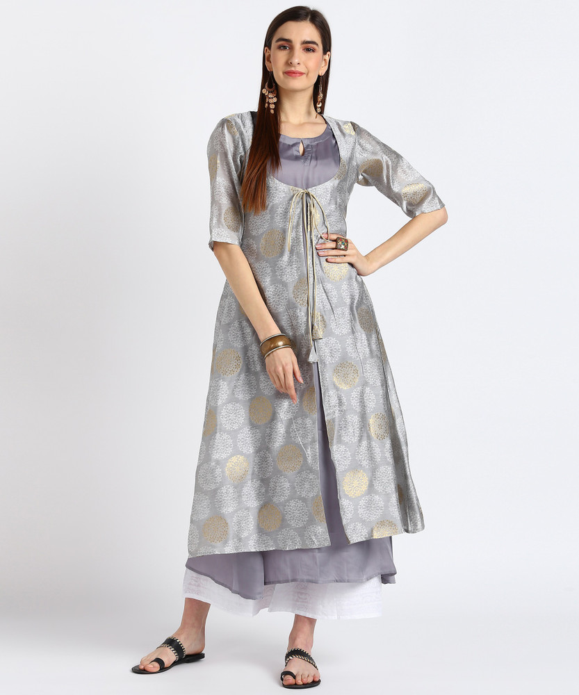 flipkart grey kurti