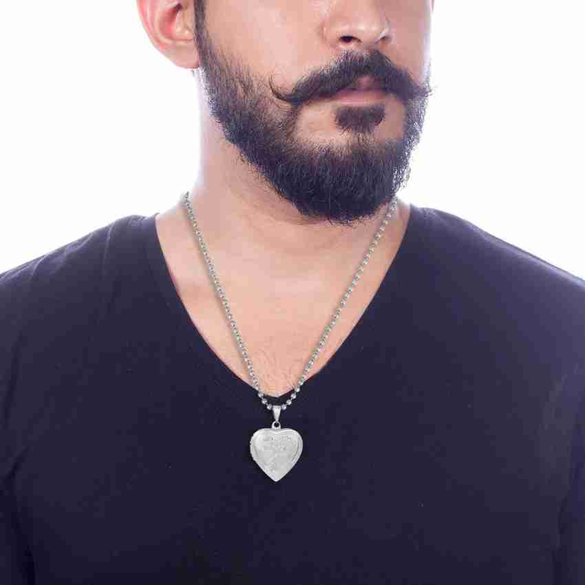 Heart locket on sale for men