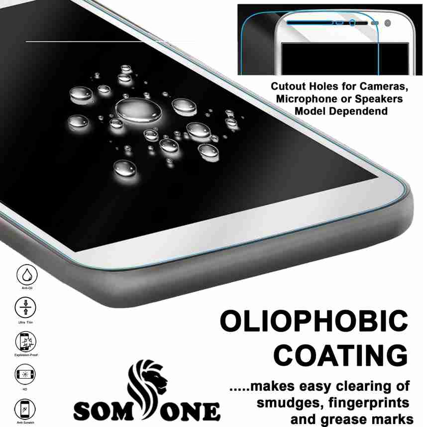 SOMTONE Tempered Glass Guard for vivo X60 Pro Plus 5G (Free 1 Mobile Back  Embossed Skin With Cut FS010) - SOMTONE 