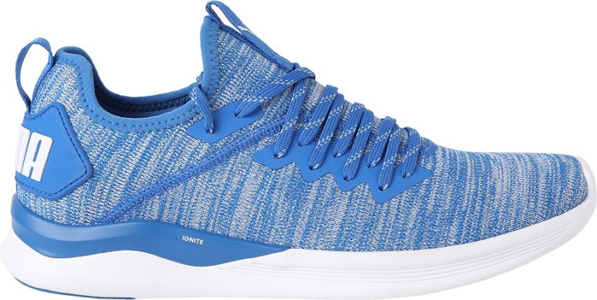 Puma ignite evoknit store flash mens blue