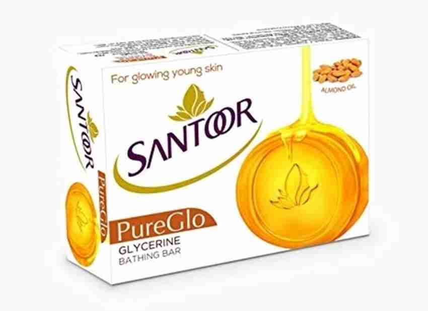 Santoor Soap Glycerine Pureglo 250g Price in India Buy Santoor Soap Glycerine Pureglo 250g Online In India Reviews Ratings Features Flipkart