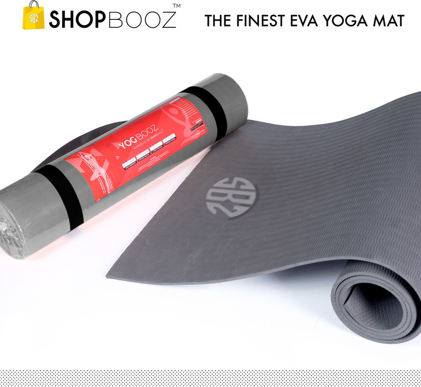 SHOPBOOZ BOOZ6MMGREYBOTH Grey 6 mm Yoga Mat Buy SHOPBOOZ BOOZ6MMGREYBOTH Grey 6 mm Yoga Mat Online at Best Prices in India Yoga Flipkart