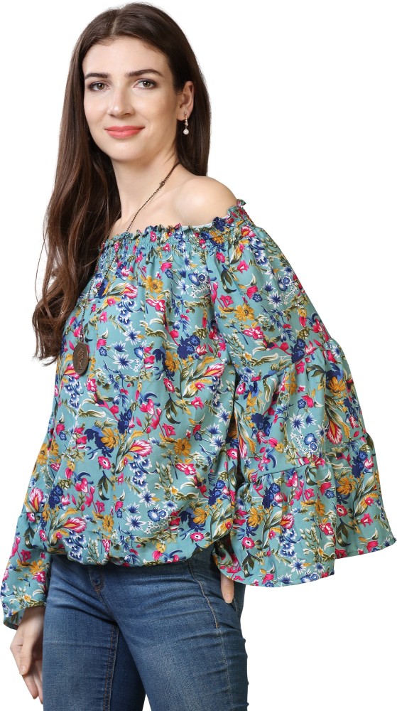 Off shoulder best sale tops flipkart