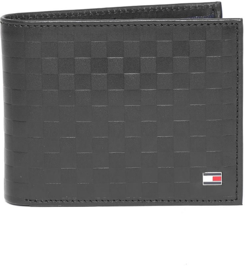 Tommy Hilfiger Castell Black Leather Men's Wallet