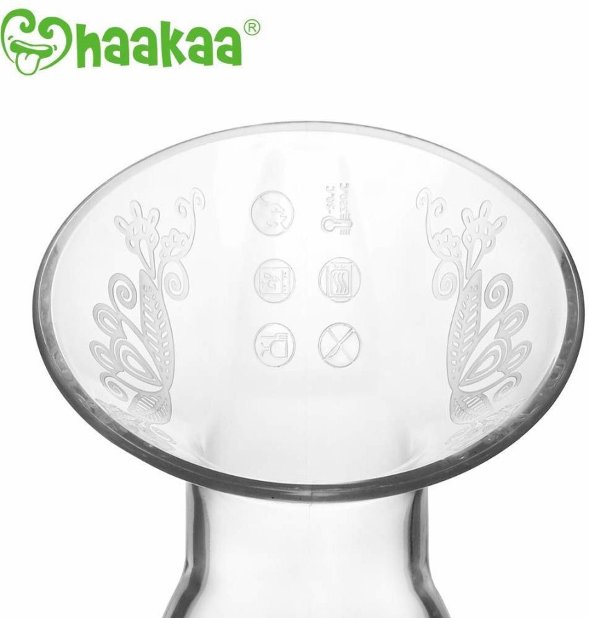 Haakaa Manual Breast Pump Breastfeeding Pump 4oz/100ml+Lid Food