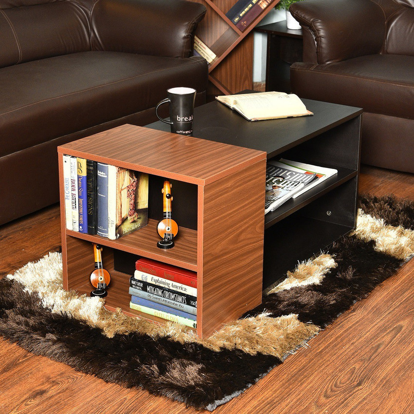Multicolor wood sales coffee table