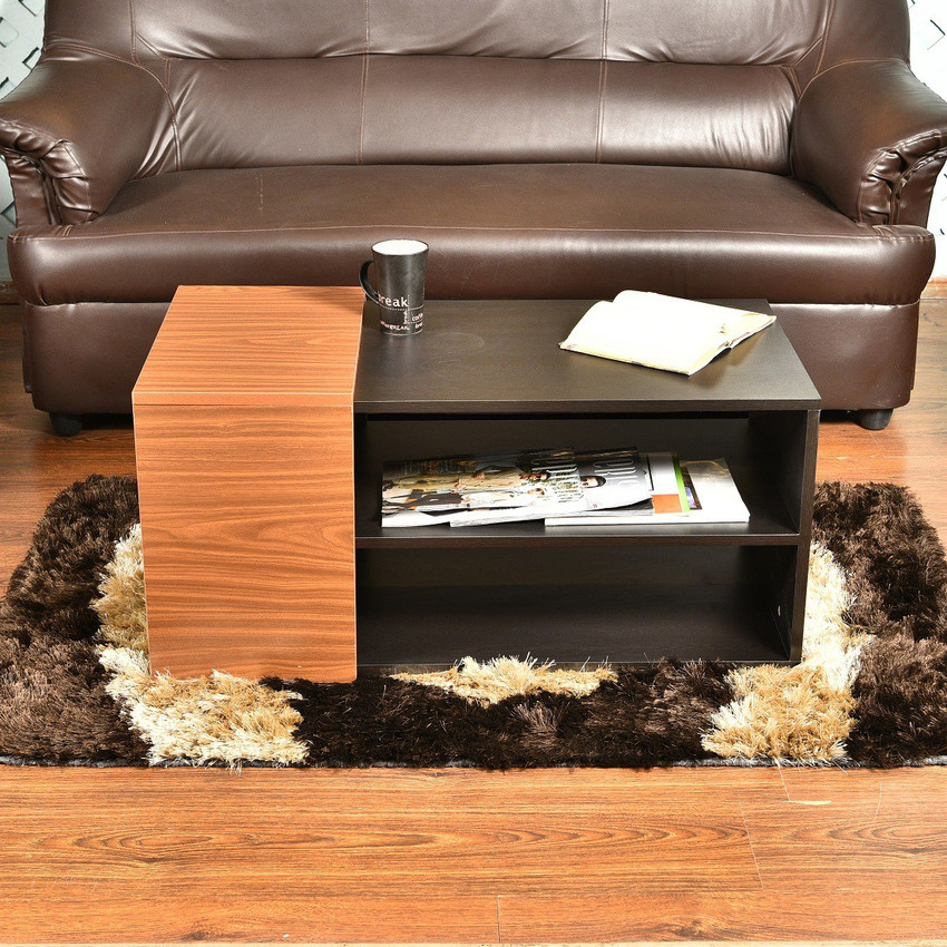 Multicolor wood store coffee table