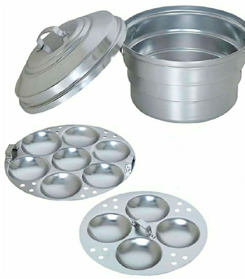 subaa Subaa Latest Aluminium non stick Idli Maker cooker And Steamer pot pan Best Maker For Home Restaurant Standard Idli Maker