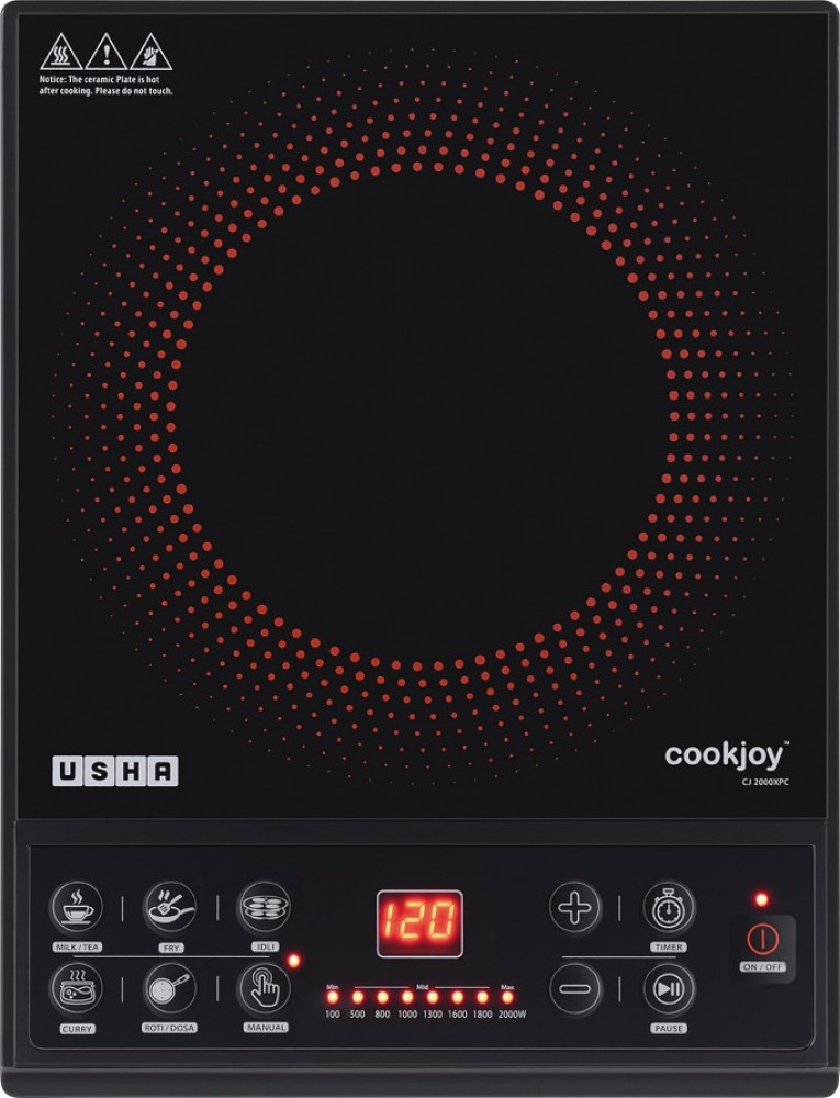 usha induction cooktop 2000w