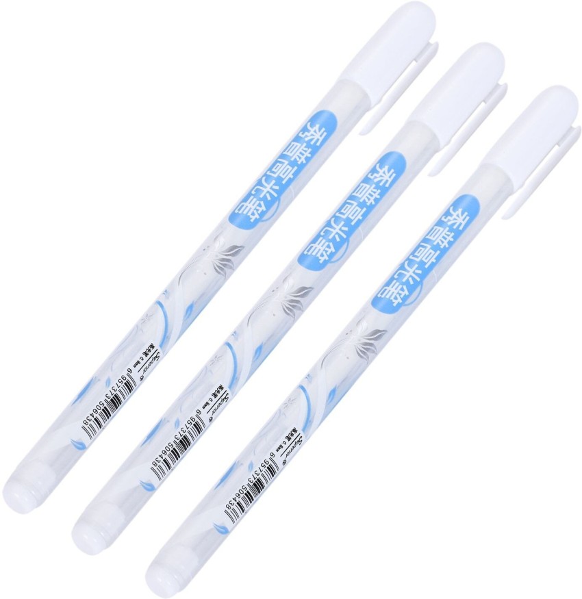 White Gel Pen, 6 Pcs White Pens for Art 0.8mm Fine Point White Ink  Fineliner Pen