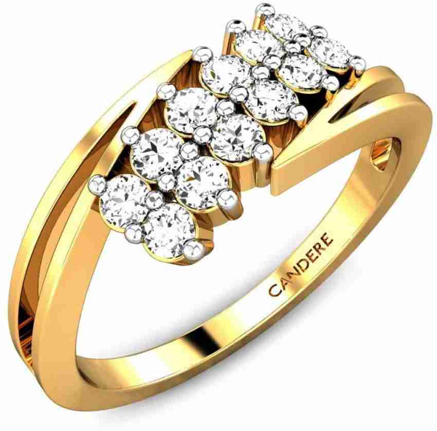 Candere by Kalyan Jewellers Cubic Zirconia Collection 22kt Cubic