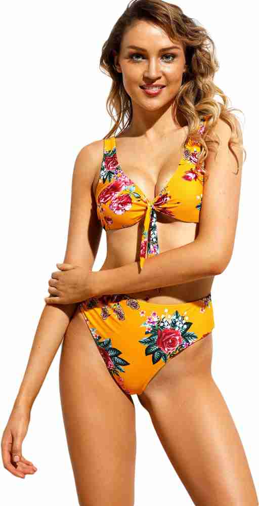 Boldgal Floral Print Women Swimsuit - Buy Boldgal Floral Print