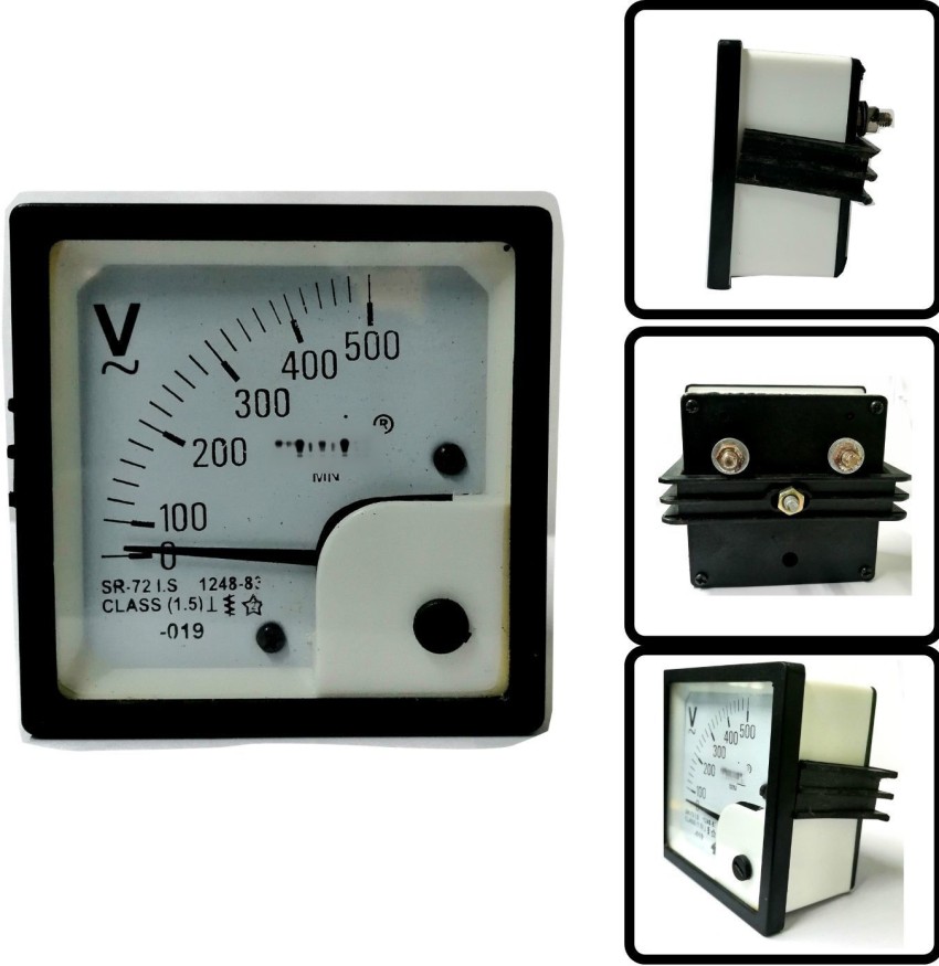 Analoges Voltmeter , 500 V AC/DC