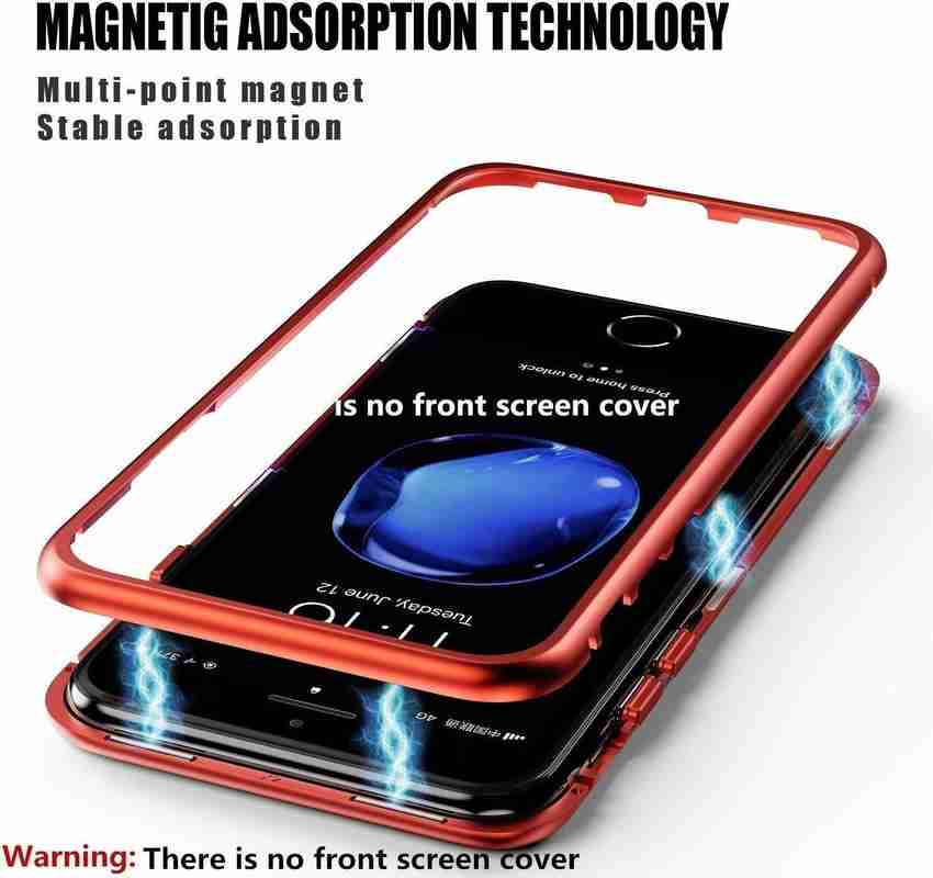 Lejaao Back Cover for Redmi Note 7s Case Back Tampered Glass Cover For Xiaomi Redmi Note 7s Magnet Frame Red Lejaao Flipkart