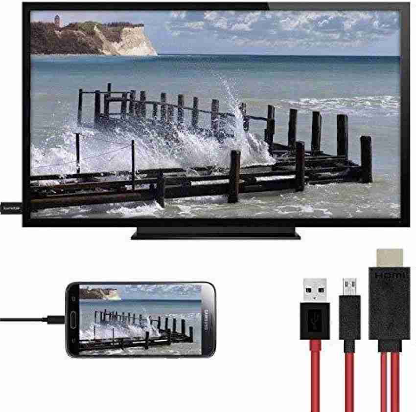 MHL Micro USB to HDMI 1080P HD TV Cable Adapter For Samsung Cell Phone 