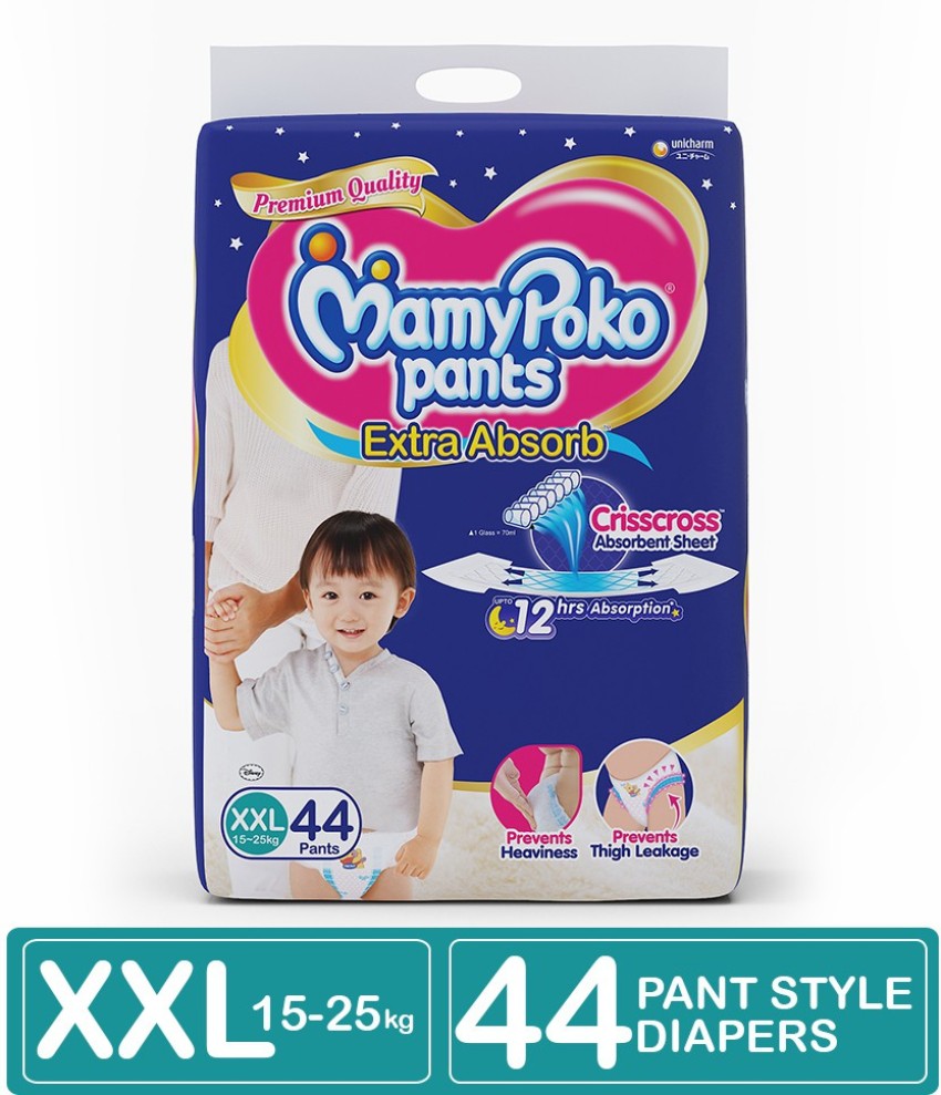 MamyPoko Pants Extra Absorb XXL 36 Diapers Buy MamyPoko Pants Extra  Absorb XXL 36 Diapers Online at Best Price in India  Nykaa
