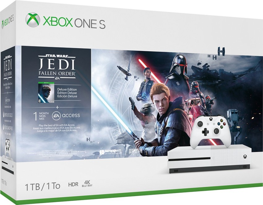 MICROSOFT Xbox One S 1 TB with Star Wars Jedi Fallen Order Price