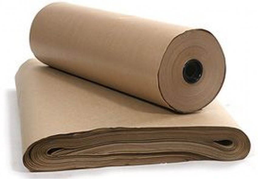 Eco Kraft Brown Packaging Paper Roll 22 Inch* 5 Mtr