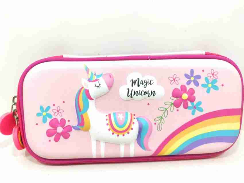 Flipkart FunBlast Unicorn cartoon Art Pencil Pouch Art Canvas Pencil Box Pouch