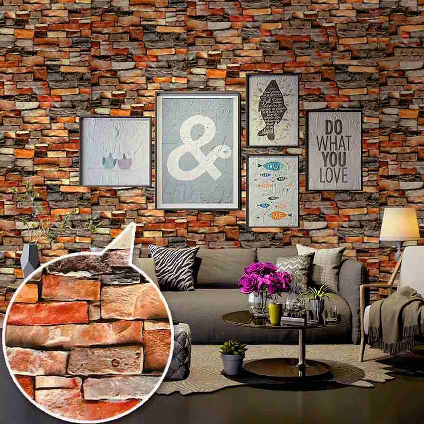 Flipkart SmartBuy 600 cm Wall Stickers Wallpaper 3D Colorful