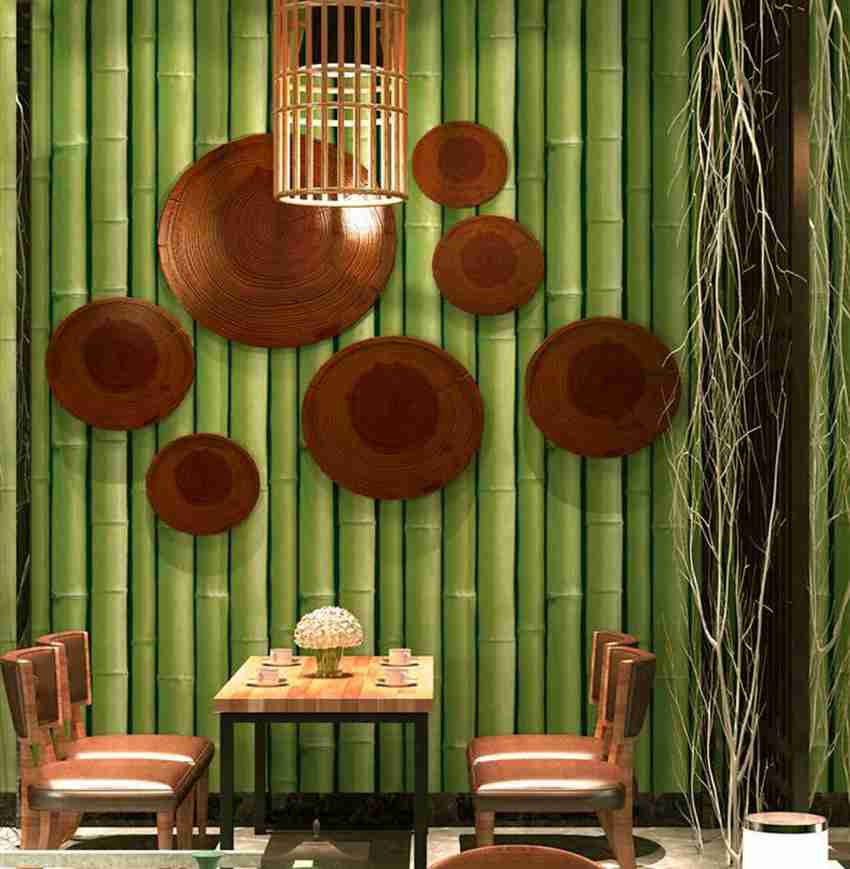 Flipkart SmartBuy 100 cm Green bamboo tree Wallpaper(100CM X45CM) Self  Adhesive Sticker Price in India - Buy Flipkart SmartBuy 100 cm Green bamboo  tree Wallpaper(100CM X45CM) Self Adhesive Sticker online at