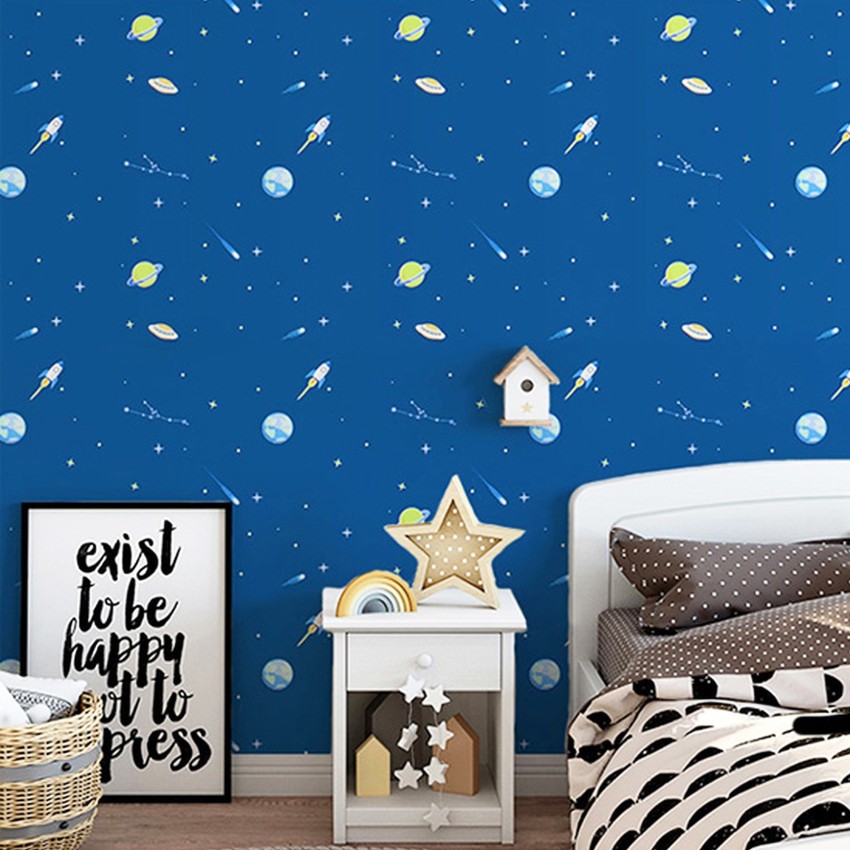 Wholesale Stars Pattern Kids Wallpaper Self Adhesive Living Room Pvc Vinyl  Wallpaper From malibabacom